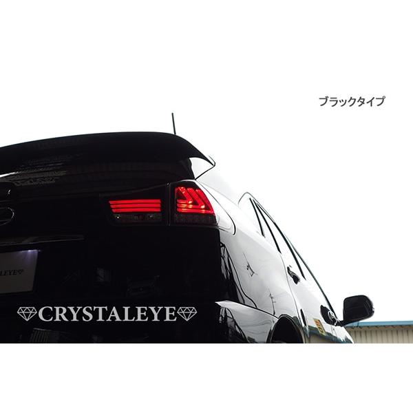 30ハリアーレクサススタイル ファイバー LEDテールランプ V3 流れる