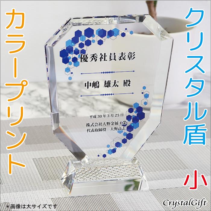 盾 クリスタル盾 カラープリント 表彰楯 記念品 感謝状 お祝い 父の日 社内表彰 表彰状 認定証 Dp 2c Dp 2c U 名入れギフトのクリスタルギフト 通販 Yahoo ショッピング