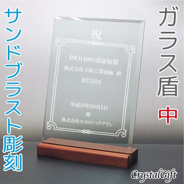 ガラス盾 表彰楯 中 サンドブラスト彫刻 感謝状 記念品 ソーダガラス盾 お祝い 社内表彰 表彰状 認定証 名入れ ギフト プレゼント Dsp 2b Dsp 2b 名入れギフトのクリスタルギフト 通販 Yahoo ショッピング