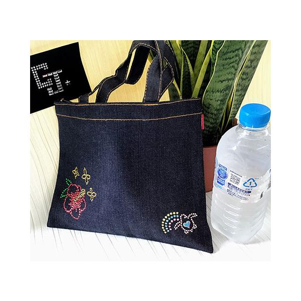 クリスタルシート アイロン接着 M2341Y ハイビスカス : クリスタル