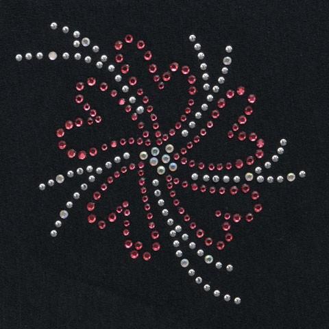 クリスタルシート アイロン接着 X4607Y 回花 : クリスタル・ジェイ