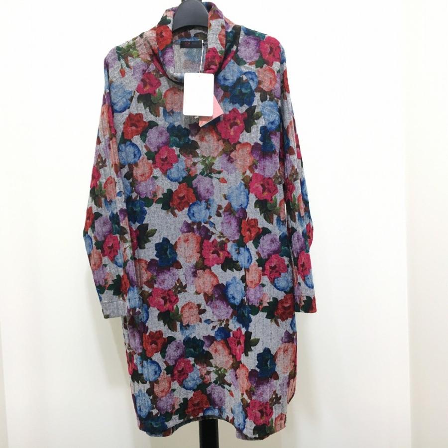 史上最も激安 チュニック Tunic メニーローズ レディース ワンピース かぶり オフネック 長袖 日本製 国際ブランド Zoetalentsolutions Com