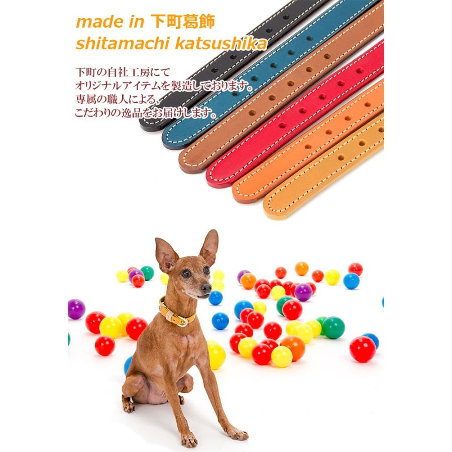 犬 首輪 おしゃれ 革 中型犬 犬首輪 犬の首輪 イタリアンレザー首輪 Ｌ、ＬＬサイズ |  | 02