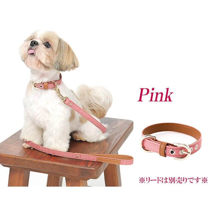 犬 首輪 おしゃれ 革 中型犬 犬首輪 犬の首輪 デニム首輪 |  | 07