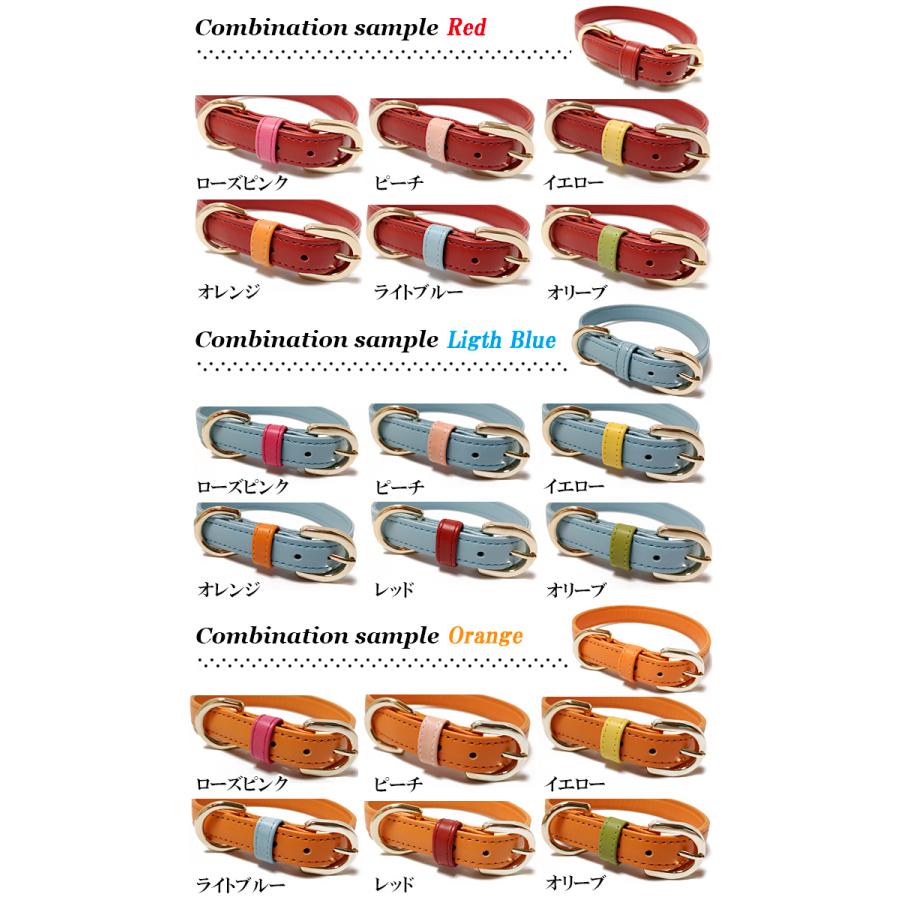 犬 首輪 おしゃれ 革 小型犬 中型犬 犬首輪 犬の首輪 シンプルレザー首輪 |  | 08