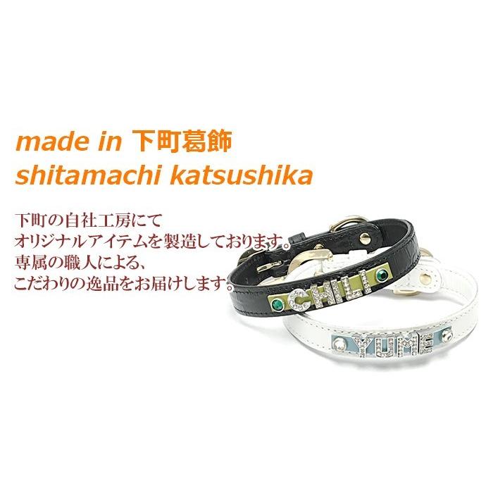 売り切れ必至 犬 首輪 名前入り おしゃれ 革 小型犬 中型犬 犬首輪 犬の首輪 クロコダイル型押し首輪ラインストーン Nhaankhang Com
