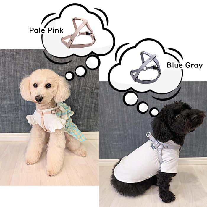 ハーネス 犬 小型犬 中型犬 安全帯  かわいい 抜けない 迷子札 フェイクレザー おしゃれ いぬ 名入れ ソフトハーネス |  | 04