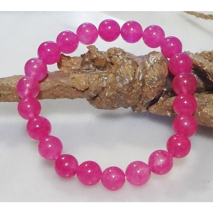 147 天然石 パワーストーン ブレスレットチェリージェード8mm 珠 | 