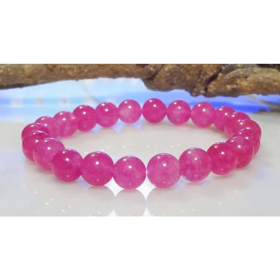 147 天然石 パワーストーン ブレスレットチェリージェード8mm 珠 |  | 01