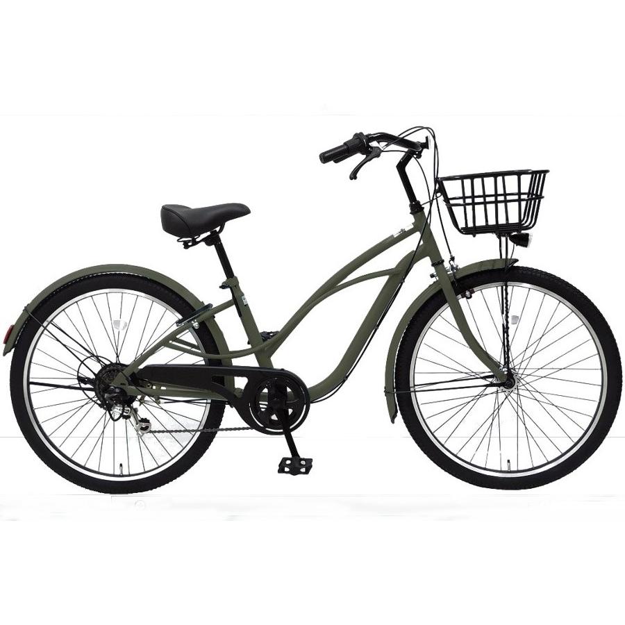丸石サイクル NEW ポートレートウェーブ 26インチ シティサイクル 6段