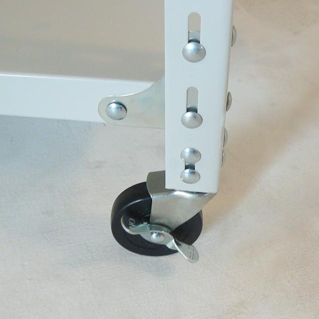 スチールラック キャスター付き 棚 業務用 高さ900 横幅1800 奥行450 2段 耐荷重120kg SOシリーズ | ブランド登録なし | 01