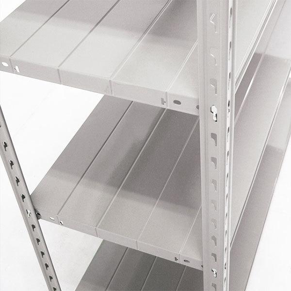 スチールラック 棚 幅1200 奥行300 高さ1500 4段 150kg/段 単体 SOシリーズ 業務用 セミボルトレスの画像