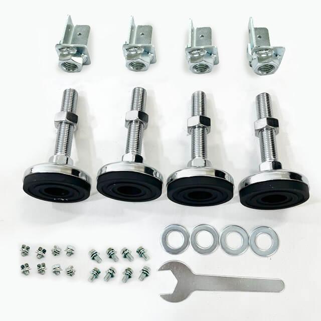 スチールラック オプション 高さ調整用アジャスターセット（耐荷重