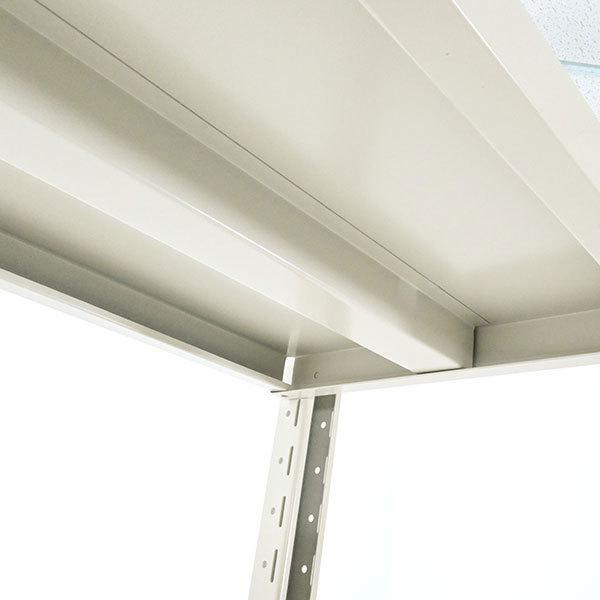 スチールラック 棚 業務用 高さ2400 横幅1250 奥行750 5段 耐荷重300kg 単体 組立簡単ボルトレスタイプ YSシリーズ