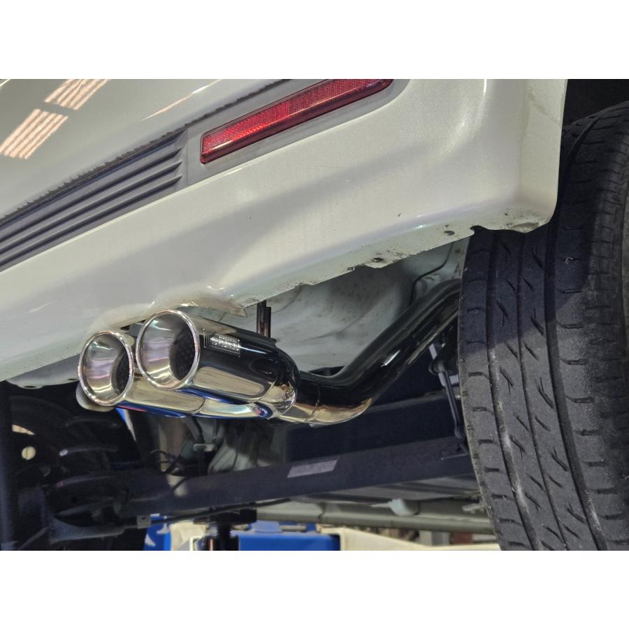 L175S ムーブ メーカー不明 ワンオフ？ マフラー 希少 リバース ムーブカスタム(L175S)用 オーバル2本出しマフラー REV-10M