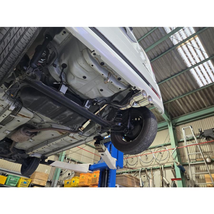 リバース ムーブカスタム(L175S)用 オーバル2本出しマフラー REV-10M