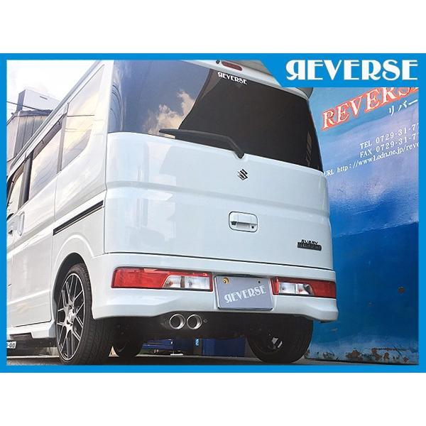 エブリィ　DA17v 社外斜め二本出　マフラー エブリィ DA17v 社外斜め二本出 マフラー - メルカリ