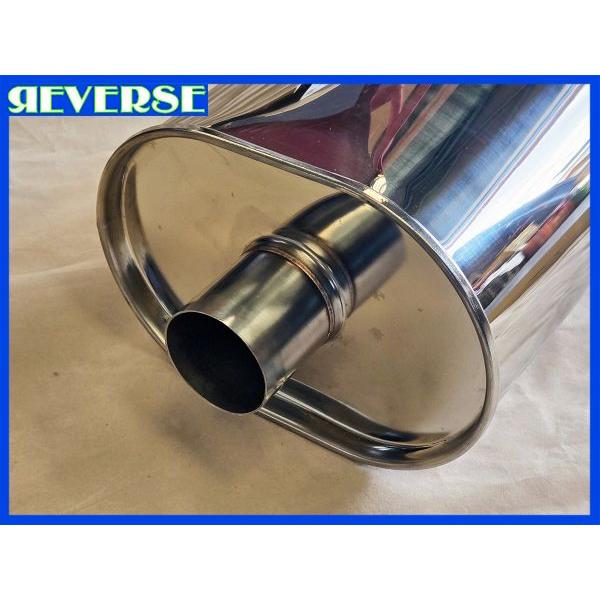 リバース 50.8φ用 オーバルサイレンサー 150mm×210mm×340mm 50.8φ用
