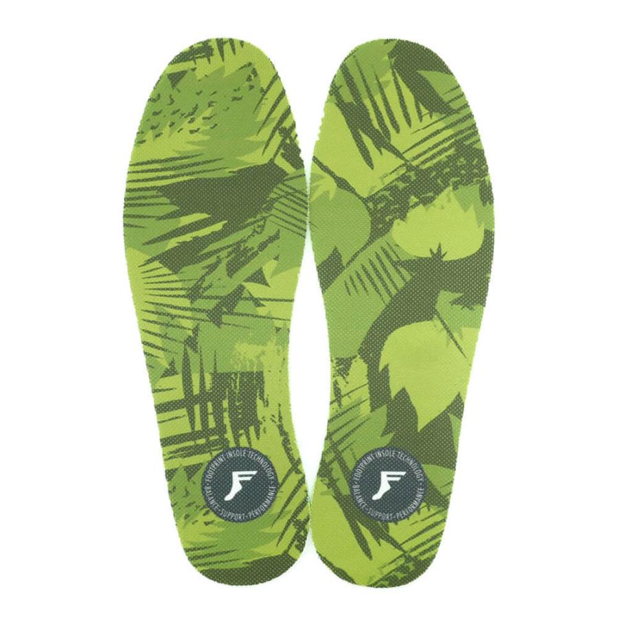 いいスタイル FOOTPRINT INSOLE フットプリント インソール KINGFOAM FLAT GREEN 3.5mm スケートボード 【35％OFF】 スケボー CAMO