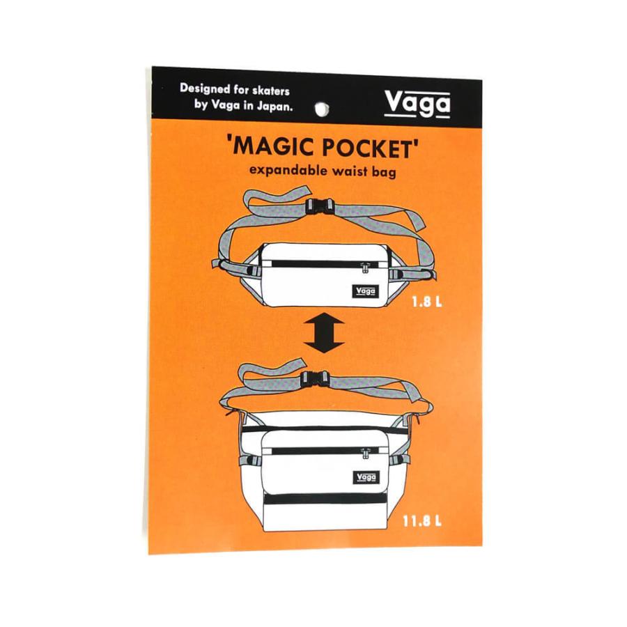 VAGA BAG バガ バッグ MAGIC POCKET 2G BLACK スケートボード スケボー