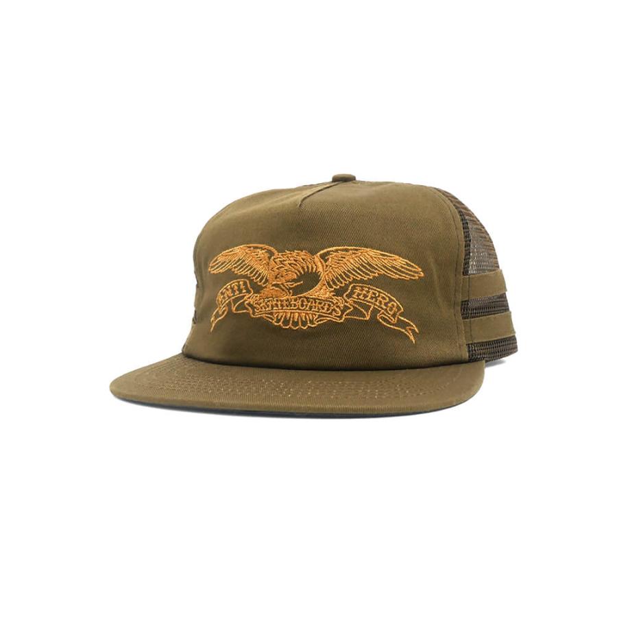 ANTIHERO SKATEBOARDS メッシュキャップ ブラウン ANTIHERO MESHCAP アンチヒーロー メッシュキャップ BASIC EAGLE