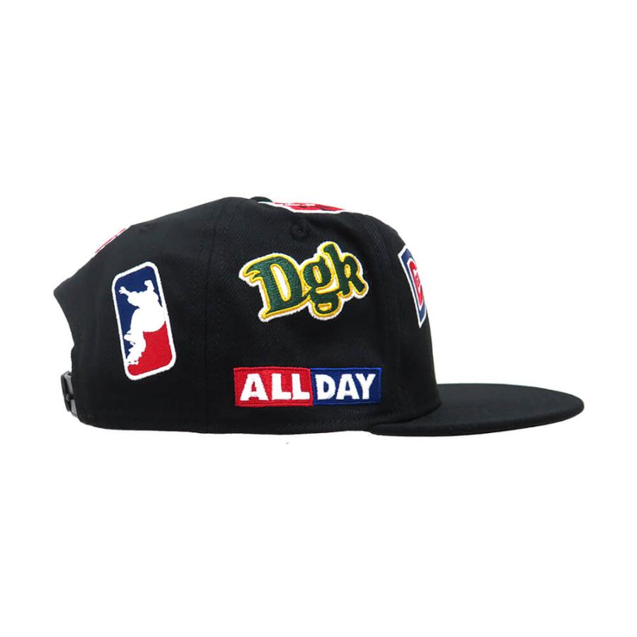 DGK CAP ディージーケー キャップ LEAGUE SNAPBACK BLACK スケート 