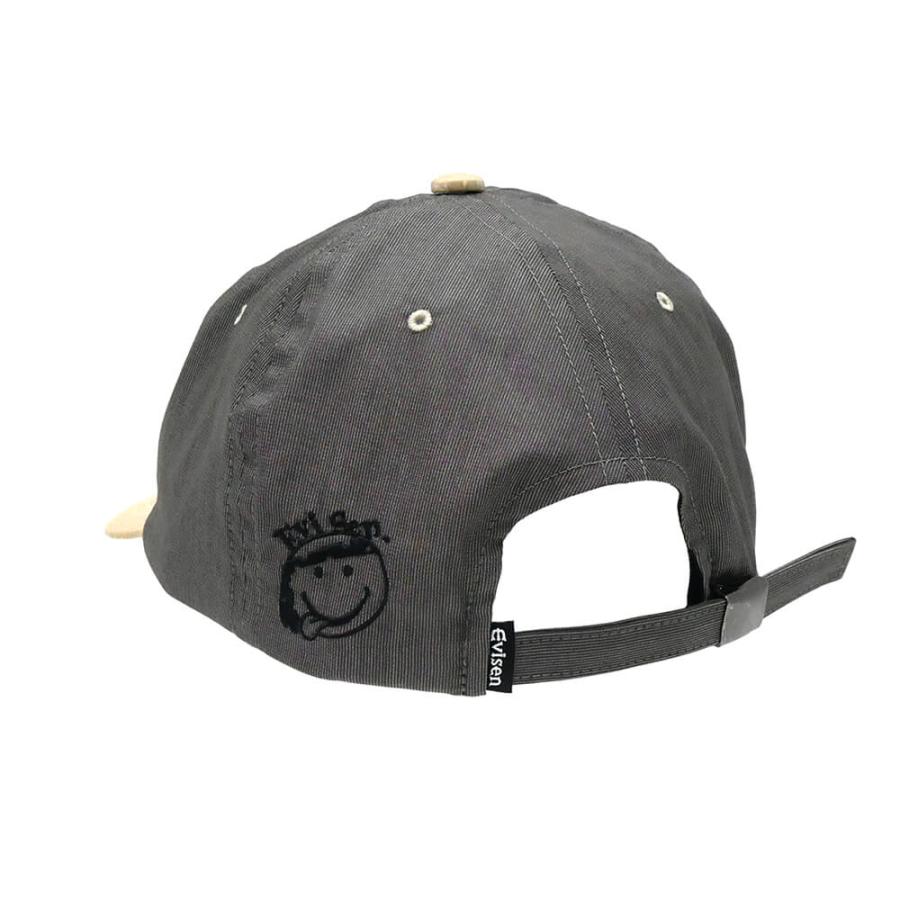 EVISEN CAP エビセン キャップ ONE-UP 6 PANEL GREY/BEIGE スケート