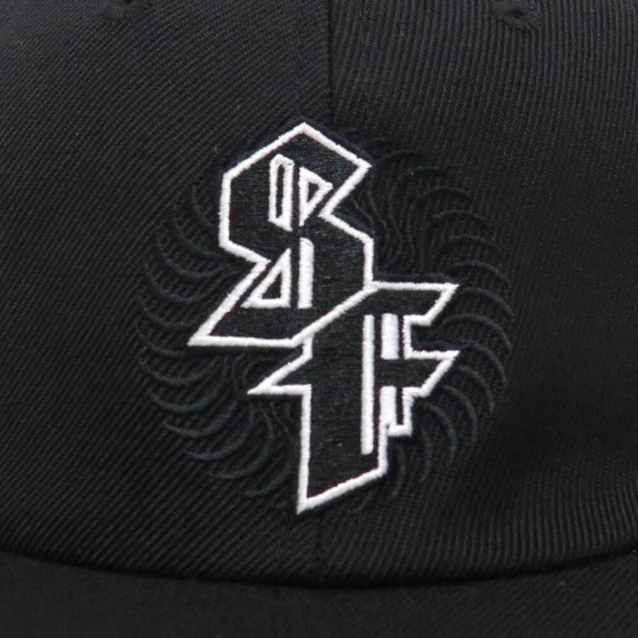 SPITFIRE CAP スピットファイヤー キャップ SPITBALL 6 PANEL STRAPBACK BLACK スケートボード スケボー｜cs-skate｜06