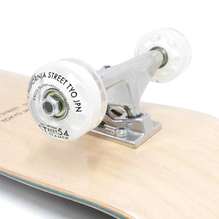 （初心者におすすめ・高品質）防水ケース・レンチ付き カリフォルニアストリート コンプリートセット スケートボード完成品 SIMPLE CLEAR 8.0（クルーザー） | BLANK | 03