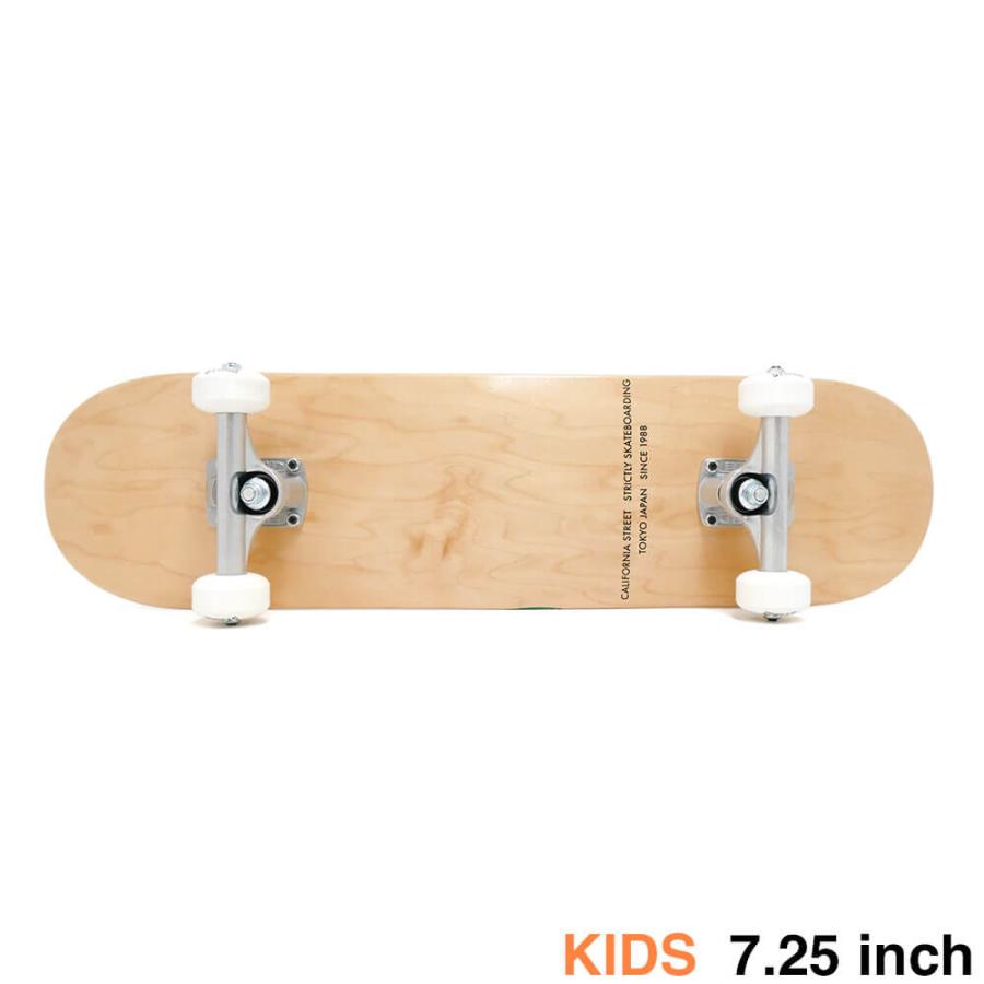 （初心者におすすめ・高品質）防水ケース・レンチ付き カリフォルニアストリート コンプリートセット スケートボード完成品（子供用）SIMPLE CLEAR MINI 7.25 | BLANK