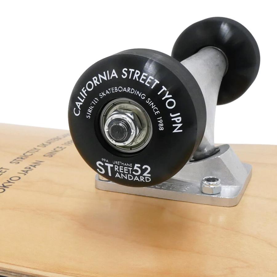 （初心者におすすめ・高品質）防水ケース・レンチ付き カリフォルニアストリート コンプリートセット スケートボード完成品（子供用）SIMPLE CLEAR MINI 7.25 | BLANK | 06