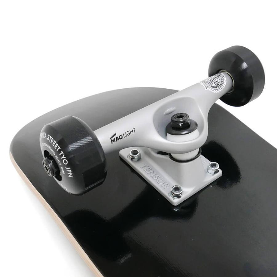 初心者におすすめ 最軽量モデル 防水ケース レンチ付き カリフォルニアストリート コンプリートセット スケートボード完成品 SIMPLE BLACK 8.0 TENSOR MAG LIGHT | BLANK | 06