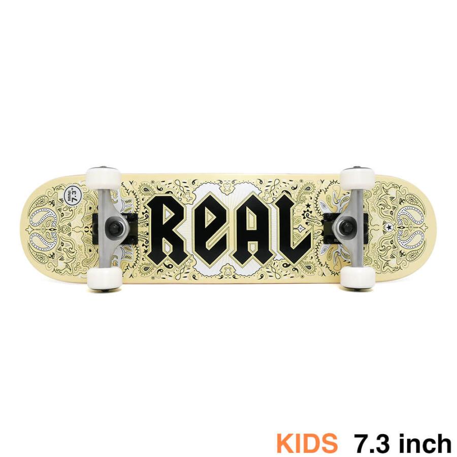 REAL リアル スケートボード 7.3インチ REAL リアル キッズ スケートボード コンプリートセット7.3inch