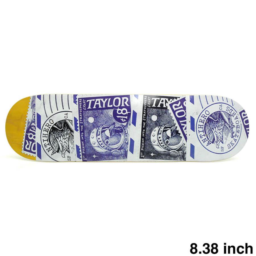 ANTIHERO DECK アンチヒーロー デッキ GRANT TAYLOR POSTAL YELLOW 