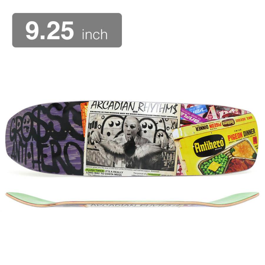 ANTIHERO DECK アンチヒーロー デッキ JEFF GROSSO ART BY CHRISTIAN COOPER PURPLE