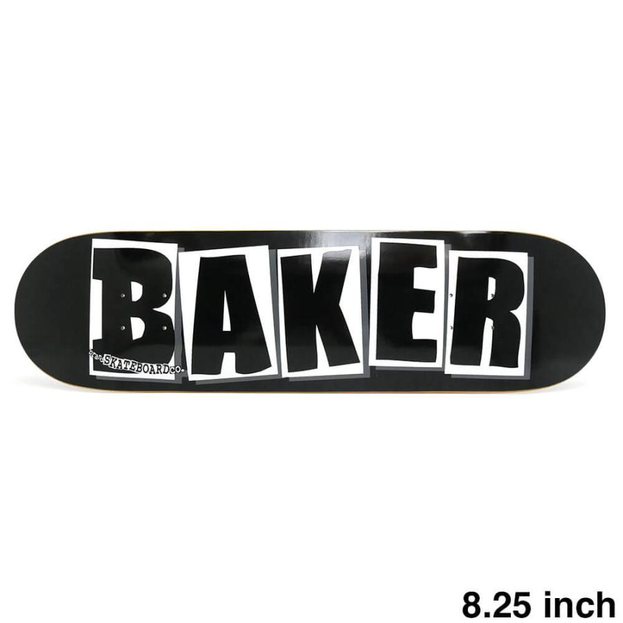 BAKER（ベイカー） BAKER DECK デッキ TEAM BRAND LOGO BLACK/WHITE