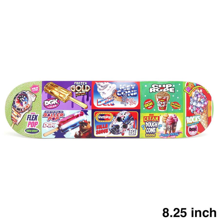 DGK DECK ディージーケー デッキ TEAM FROST 8.25 スケートボード 