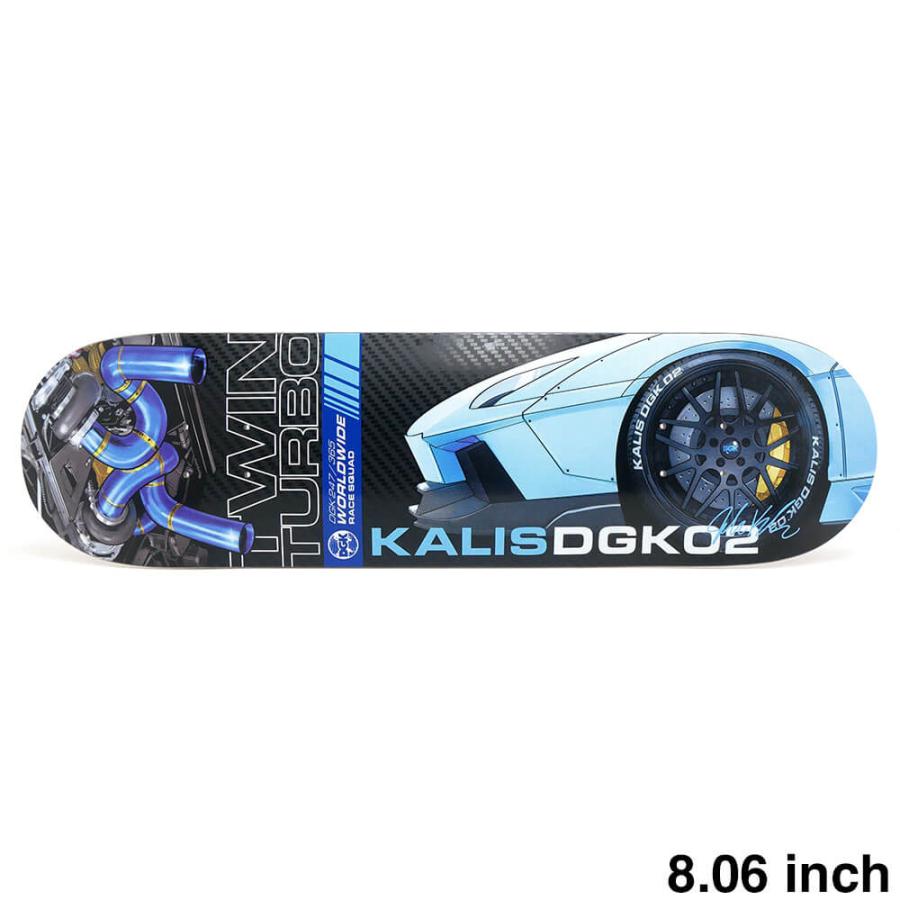 DGK DECK ディージーケー デッキ JOSH KALIS TWIN TURBO 8.06 スケート