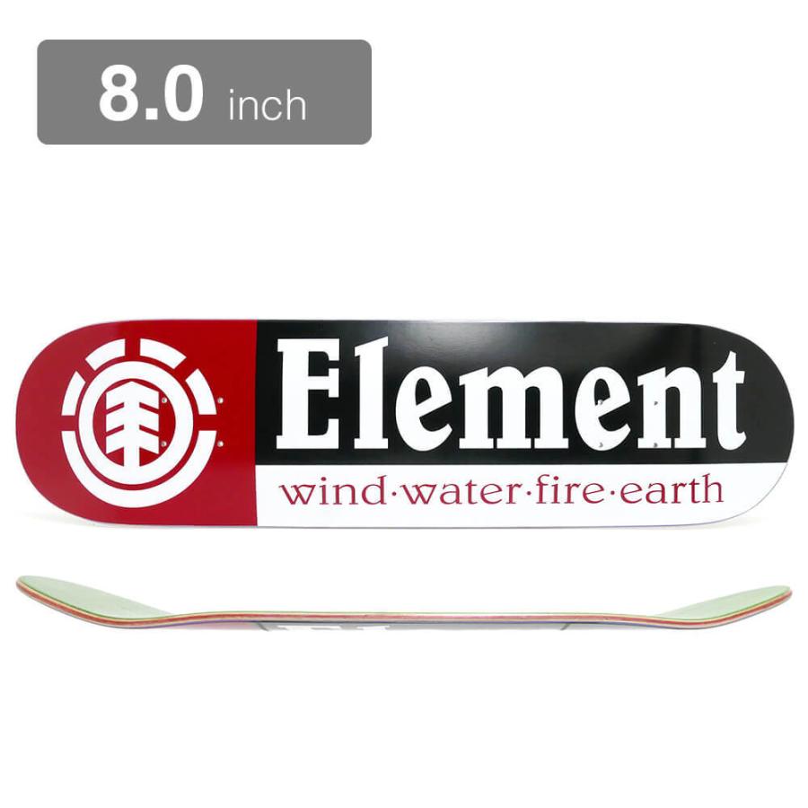 ELEMENT DECK エレメント デッキ TEAM SECTION 8.0 スケートボード スケボー｜cs-skate