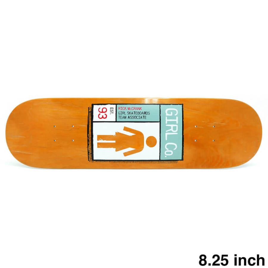 Girl Rick McCrank スケートボードデッキ 8インチ