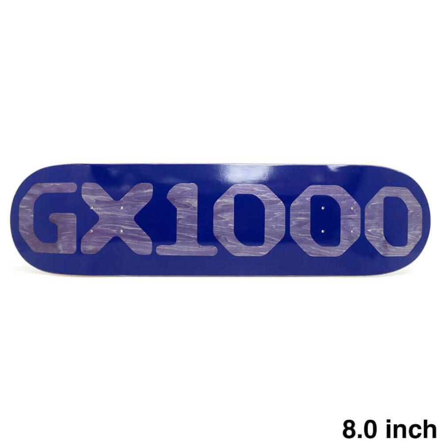 GX1000 DECK ジーエックス1000 デッキ TEAM OG LOGO BLUE 8.0 スケート 