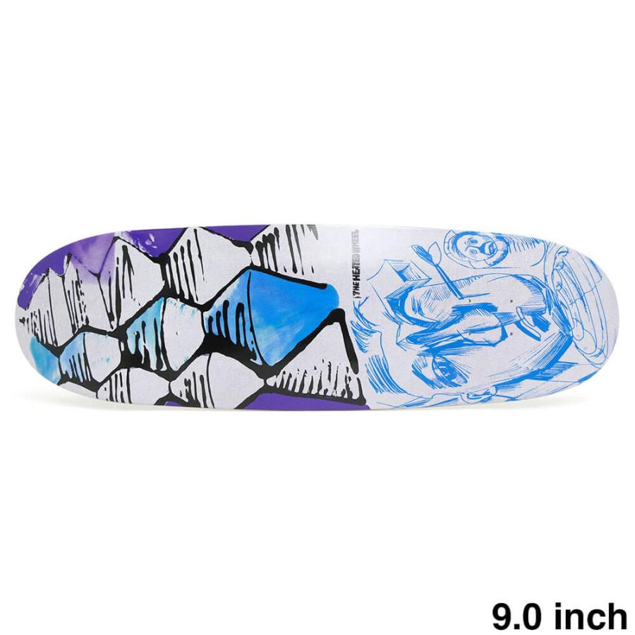 スケートボード Heated wheel Sorry Burt egg shape 9.25 HEATED WHEEL DECK ヒーテッドウィール デッキ TEAM SORRY BURT 9.25