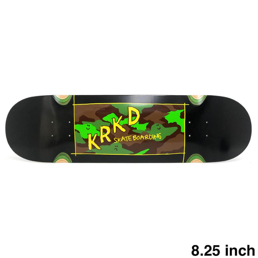 krooked デッキ twintail 8.25 KROOKED DECK クルキッド デッキ TEAM KAMO BLACK 8.25 WHEEL WELLS