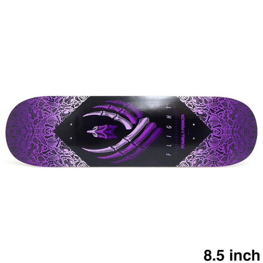 POWELL PERALTA DECK パウエルペラルタ デッキ TEAM BONES PURPLE FLIGHT 8.5 スケートボード スケボー | POWELL