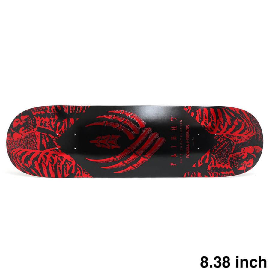 POWELL PERALTA DECK パウエルペラルタ デッキ TEAM SKELETON RED FOIL FLIGHT 8.38 スケートボード スケボー | POWELL