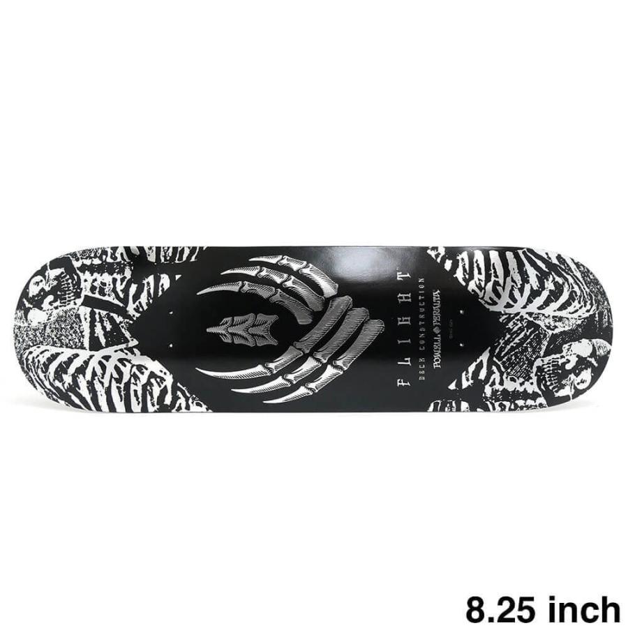 POWELL PERALTA DECK パウエルペラルタ デッキ TEAM SKELETON SILVER FOIL FLIGHT 8.25 スケートボード スケボー | POWELL