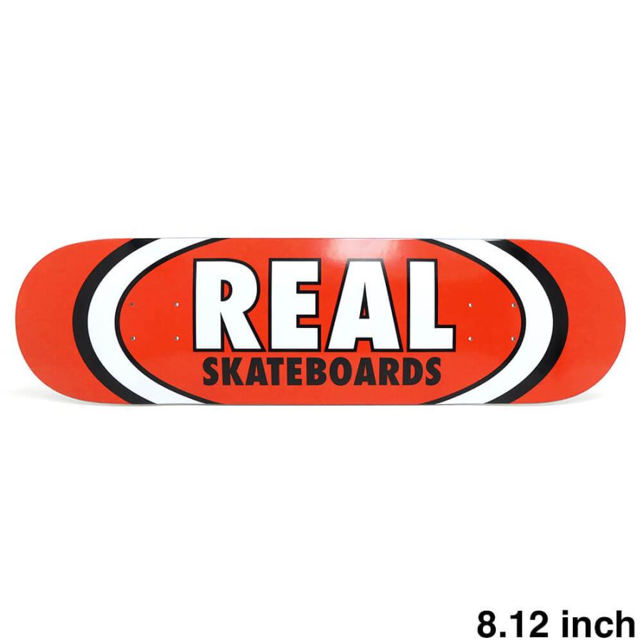 REAL SKATEBOARDS デッキ 8.12オーバルレッド 新品未使用 REAL DECK リアル デッキ TEAM CLASSIC OVAL RED 8.12 スケートボード