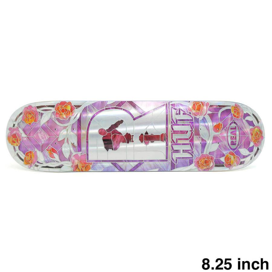 【新品未使用・未開封】HUFスケートボード デッキ REAL DECK リアル デッキ KEITH HUFNAGEL（HUF）HOLOGRAPHIC CATHEDRAL