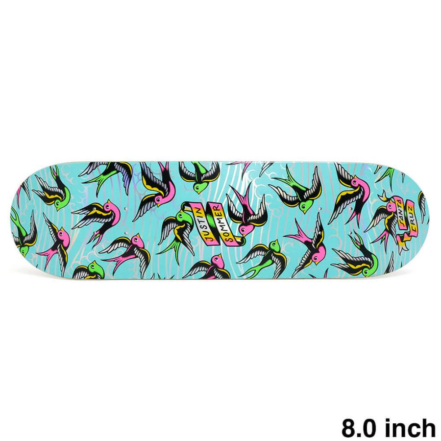 SANTA CRUZ スケートボード8.0インチ SANTA CRUZ DECK サンタクルーズ デッキ JUSTIN SOMMER SPARROWS