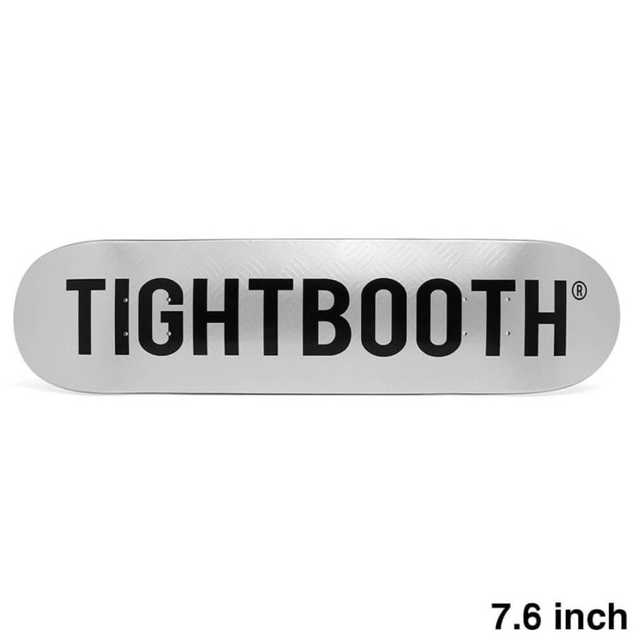 tightbooth デッキ　スケートボード　タイトブース　TBPR シルバー TIGHTBOOTH（TBPR）DECK タイトブース デッキ TEAM LOGO SILVER